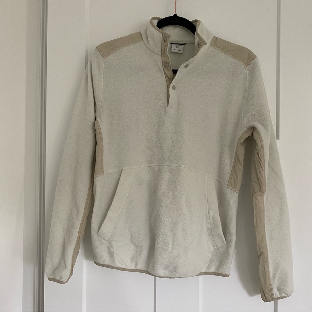 Men's Cream and Tan Sweatshirt
